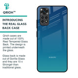 Celestial Blue Glass Case For Redmi Note 11