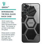 Hexagon Style Glass Case For Redmi Note 11