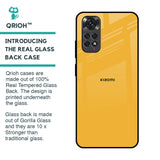 Fluorescent Yellow Glass case for Redmi Note 11