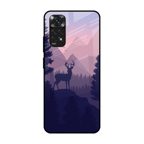 Deer In Night Redmi Note 11 Glass Cases & Covers Online