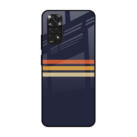Tricolor Stripes Redmi Note 11 Glass Cases & Covers Online