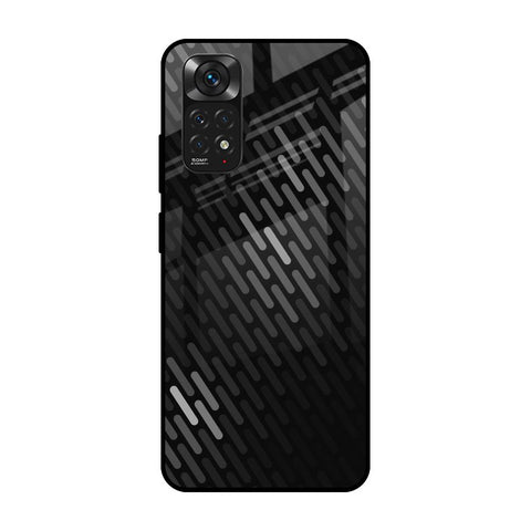 Dark Abstract Pattern Redmi Note 11 Glass Cases & Covers Online