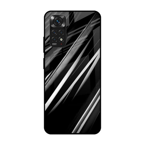 Black & Grey Gradient Redmi Note 11 Glass Cases & Covers Online