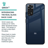 Overshadow Blue Glass Case For Redmi Note 11