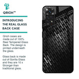 Dark Abstract Pattern Glass Case For Redmi Note 11