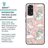 Balloon Unicorn Glass case for Redmi Note 11