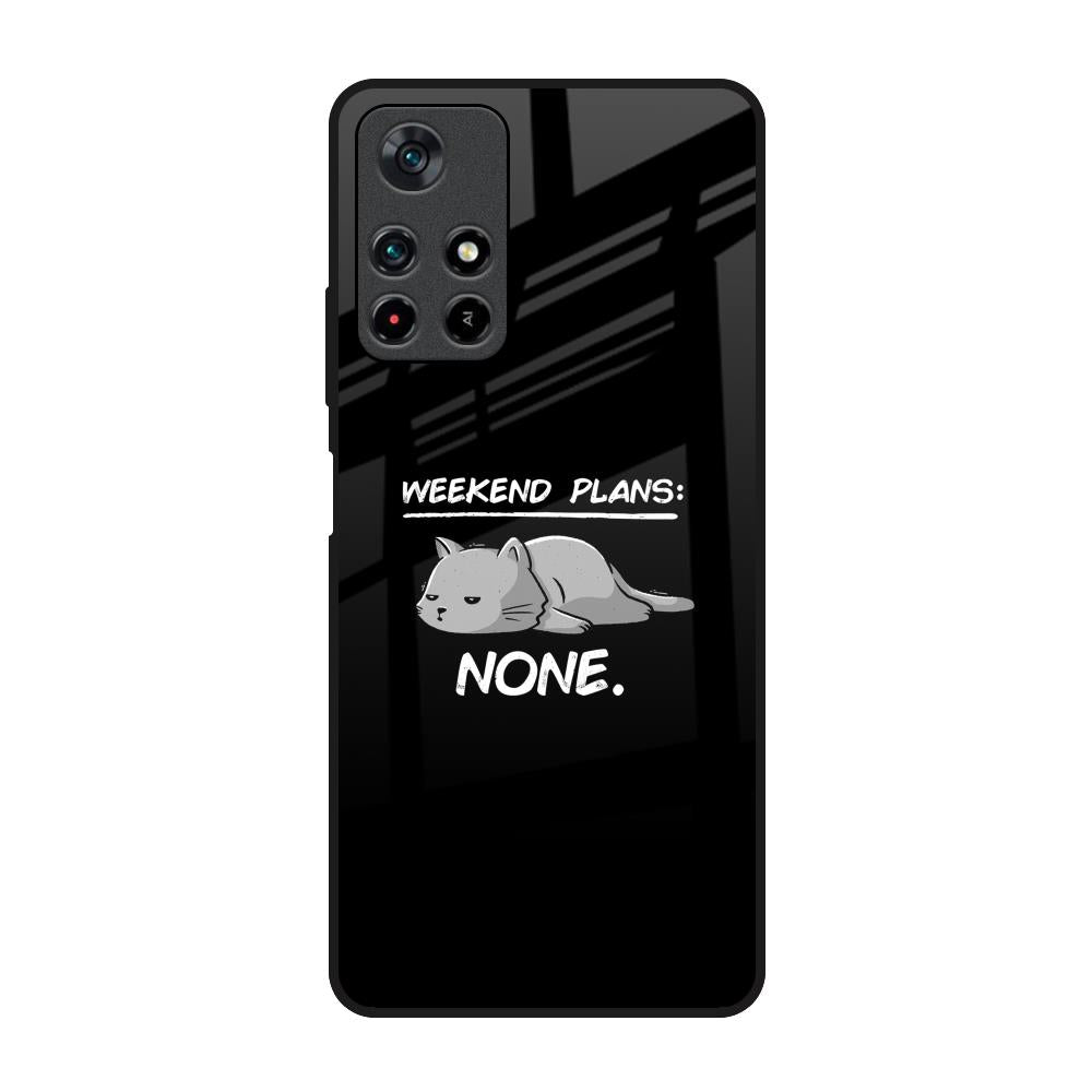 Weekend Plans Redmi Note 11T 5G Glass Back Cover Online
