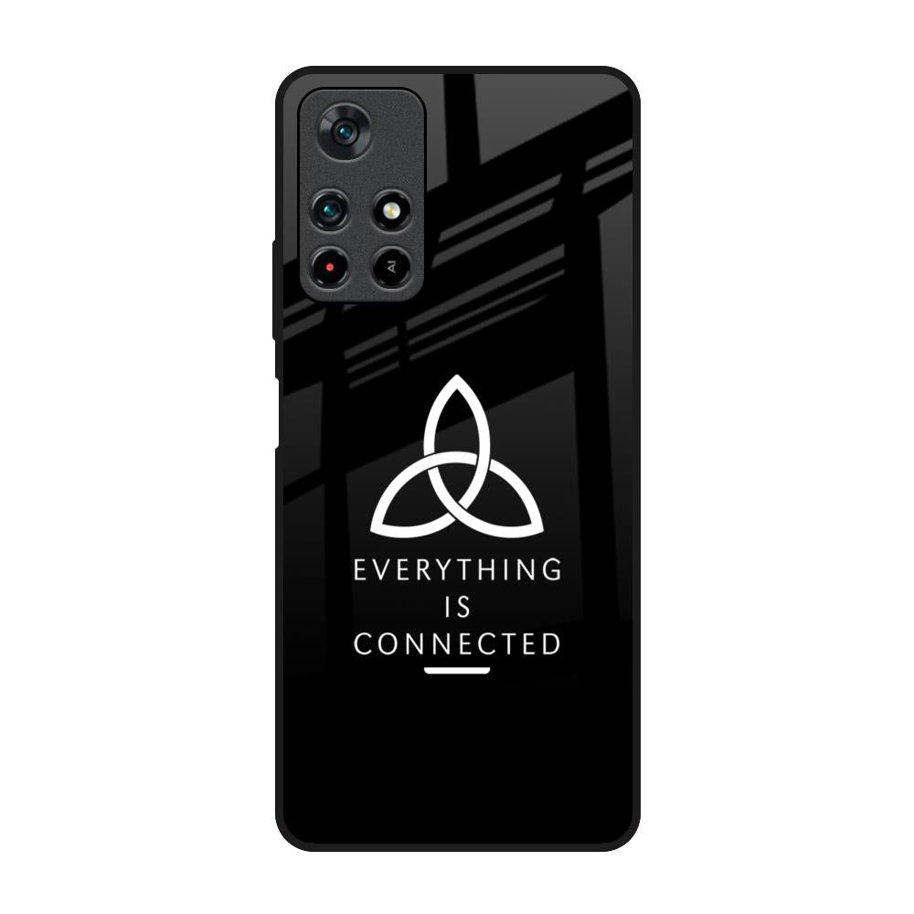 Everything Is Connected Redmi Note 11T 5G Glass Back Cover Online