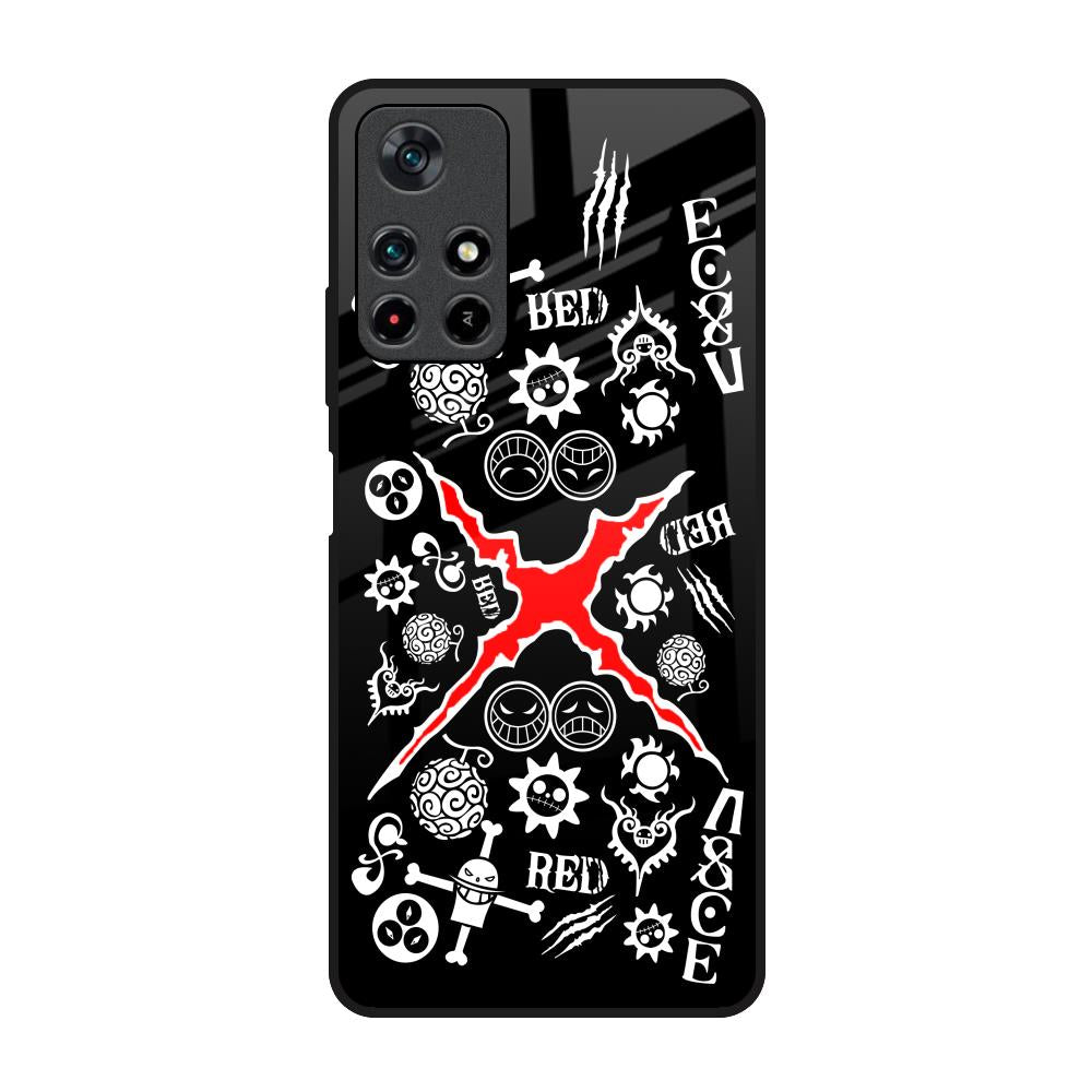 Red Zone Redmi Note 11T 5G Glass Back Cover Online