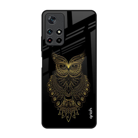 Golden Owl Redmi Note 11T 5G Glass Back Cover Online