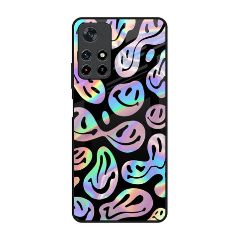 Acid Smile Redmi Note 11T 5G Glass Back Cover Online