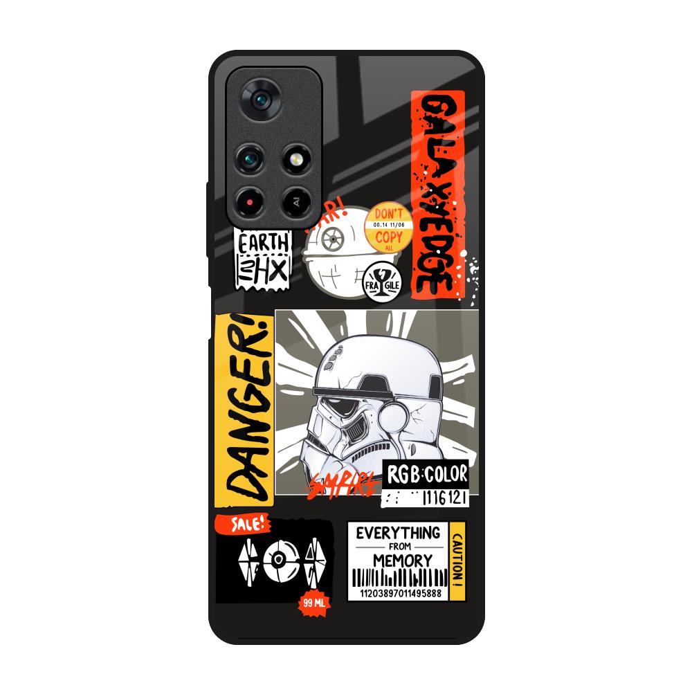 Galaxy Edge Redmi Note 11T 5G Glass Back Cover Online