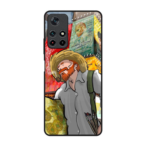 Loving Vincent Redmi Note 11T 5G Glass Back Cover Online