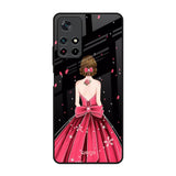 Fashion Princess Redmi Note 11T 5G Glass Back Cover Online