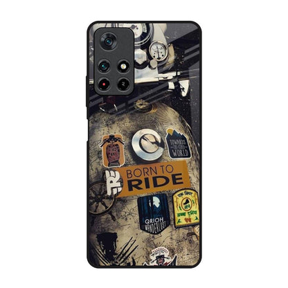 Ride Mode On Redmi Note 11T 5G Glass Back Cover Online