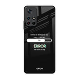 Error Redmi Note 11T 5G Glass Back Cover Online