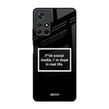 Dope In Life Redmi Note 11T 5G Glass Back Cover Online