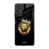 Lion The King Redmi Note 11T 5G Glass Back Cover Online