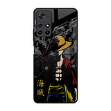 Dark Luffy Redmi Note 11T 5G Glass Back Cover Online