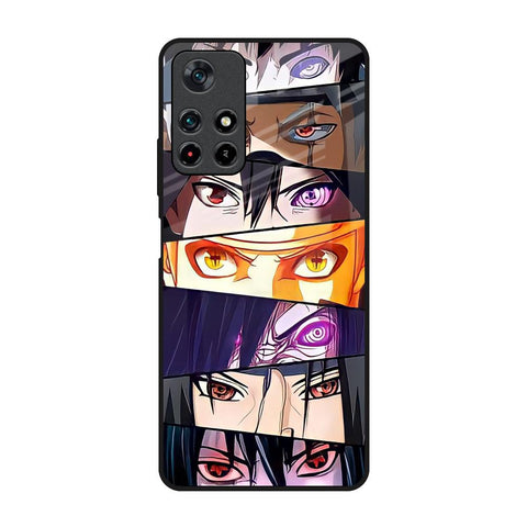 Anime Eyes Redmi Note 11T 5G Glass Back Cover Online