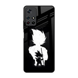 Monochrome Goku Redmi Note 11T 5G Glass Back Cover Online