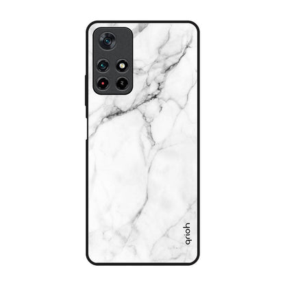Modern White Marble Redmi Note 11T 5G Glass Back Cover Online