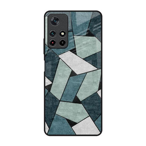 Abstact Tiles Redmi Note 11T 5G Glass Back Cover Online