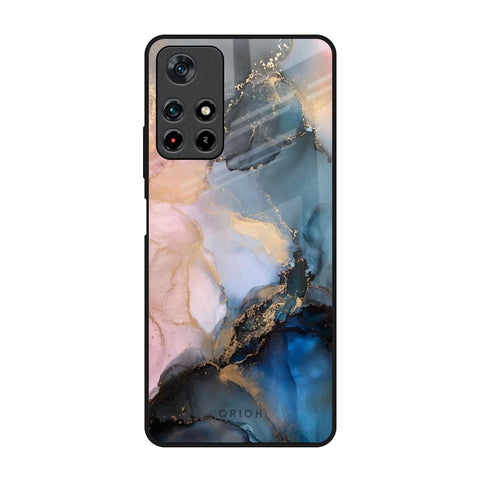 Marble Ink Abstract Redmi Note 11T 5G Glass Back Cover Online
