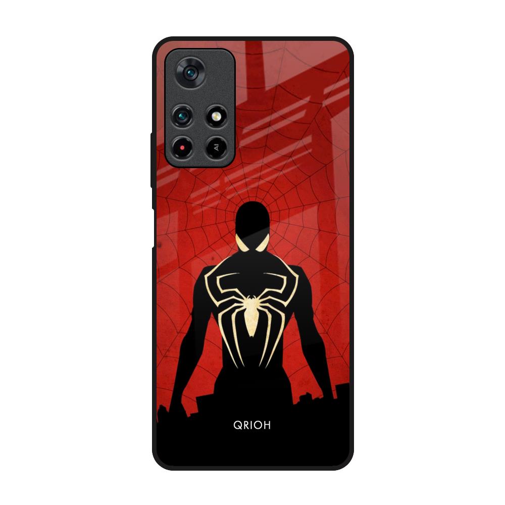Mighty Superhero Redmi Note 11T 5G Glass Back Cover Online