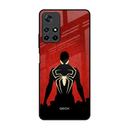 Mighty Superhero Redmi Note 11T 5G Glass Back Cover Online