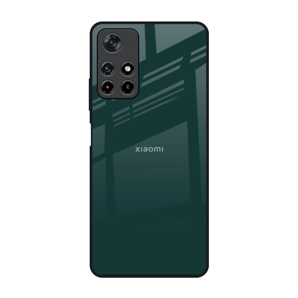 Olive Redmi Note 11T 5G Glass Back Cover Online