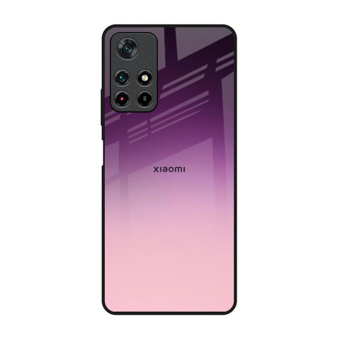 Purple Gradient Redmi Note 11T 5G Glass Back Cover Online