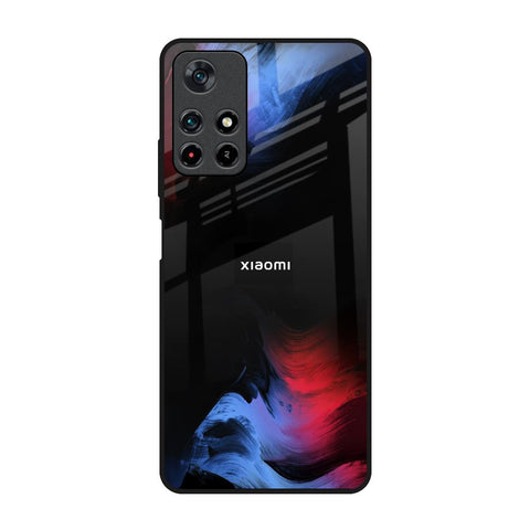 Fine Art Wave Redmi Note 11T 5G Glass Back Cover Online