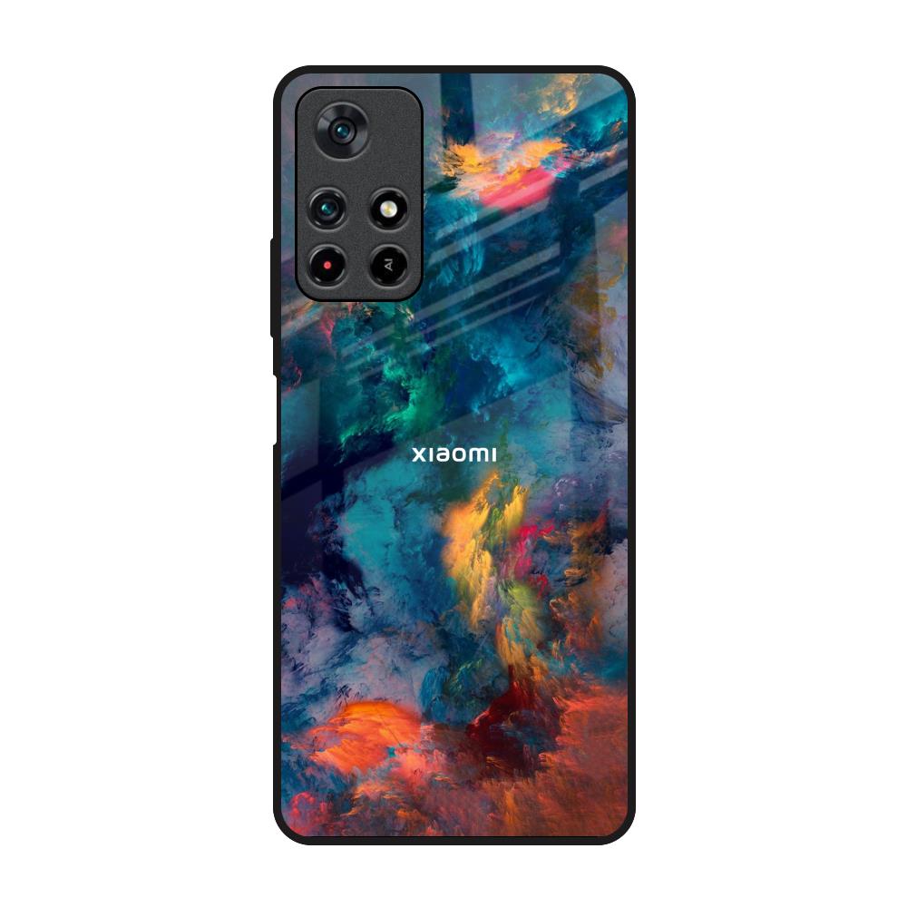 Colored Storm Redmi Note 11T 5G Glass Back Cover Online