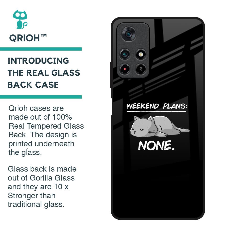 Weekend Plans Glass Case for Redmi Note 11T 5G