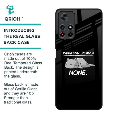 Weekend Plans Glass Case for Redmi Note 11T 5G