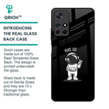 Peace Out Astro Glass Case for Redmi Note 11T 5G
