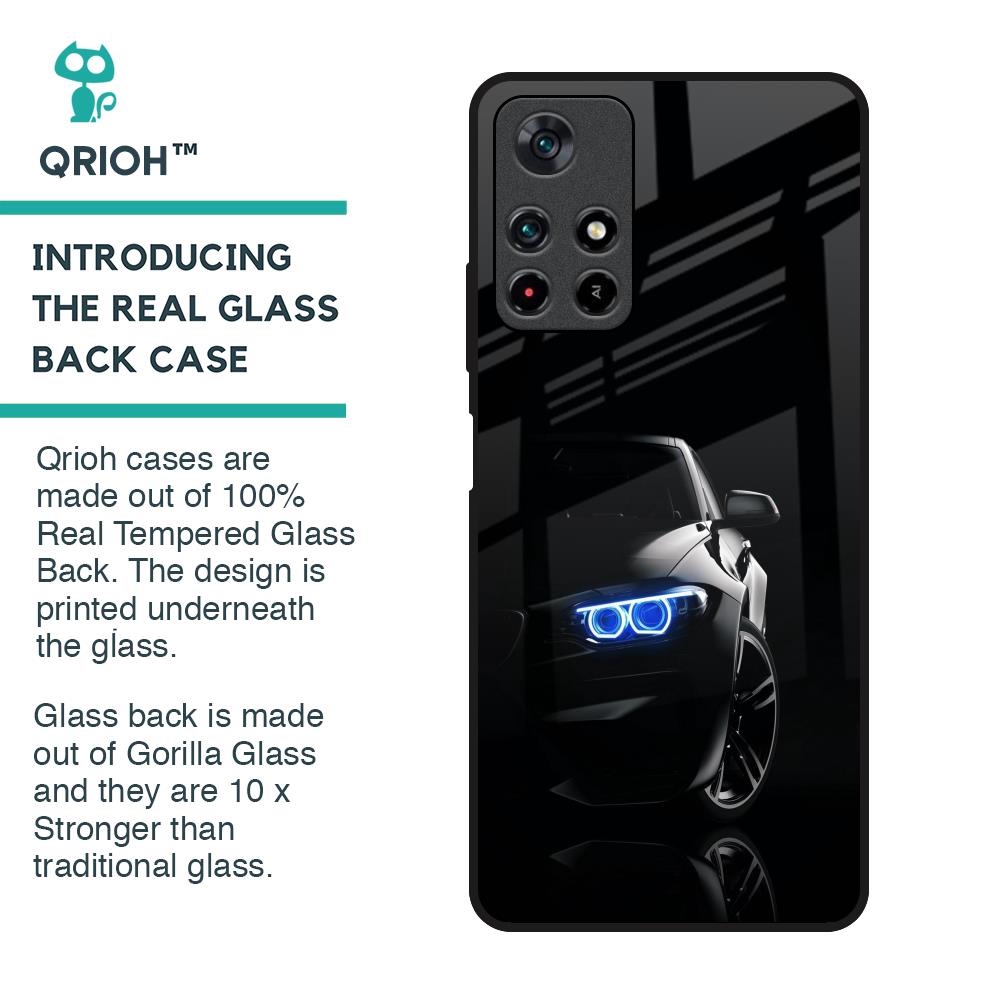 Car In Dark Glass Case for Redmi Note 11T 5G