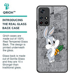 Cute Baby Bunny Glass Case for Redmi Note 11T 5G