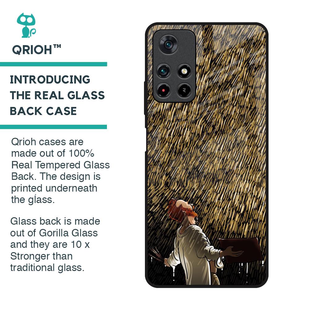 Rain Festival Glass Case for Redmi Note 11T 5G