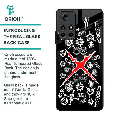 Red Zone Glass Case for Redmi Note 11T 5G
