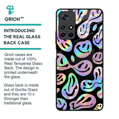 Acid Smile Glass Case for Redmi Note 11T 5G