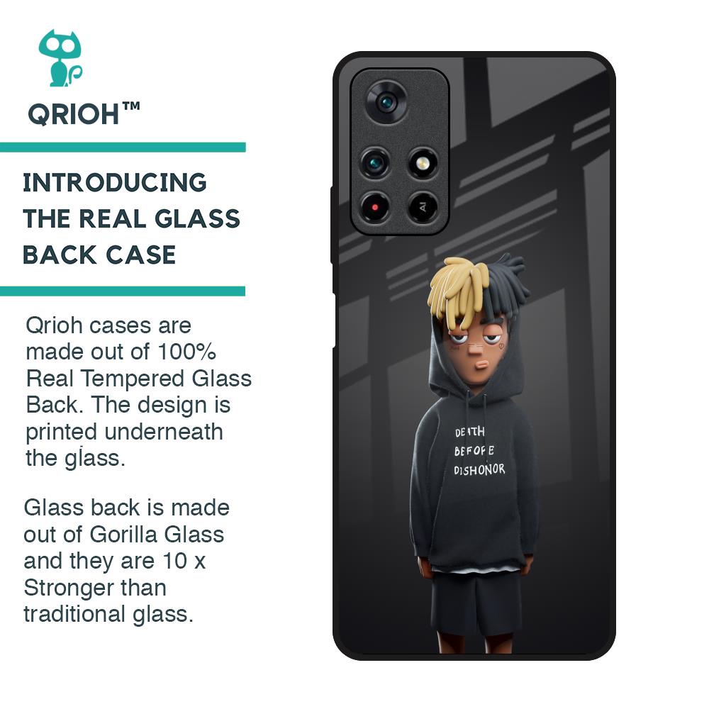 Dishonor Glass Case for Redmi Note 11T 5G