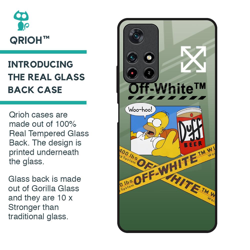 Duff Beer Glass Case for Redmi Note 11T 5G