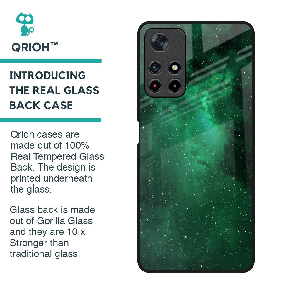 Emerald Firefly Glass Case For Redmi Note 11T 5G