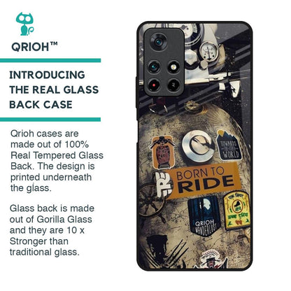 Ride Mode On Glass Case for Redmi Note 11T 5G