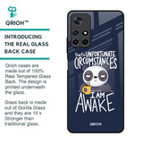 Struggling Panda Glass Case for Redmi Note 11T 5G