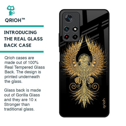 Mythical Phoenix Art Glass Case for Redmi Note 11T 5G