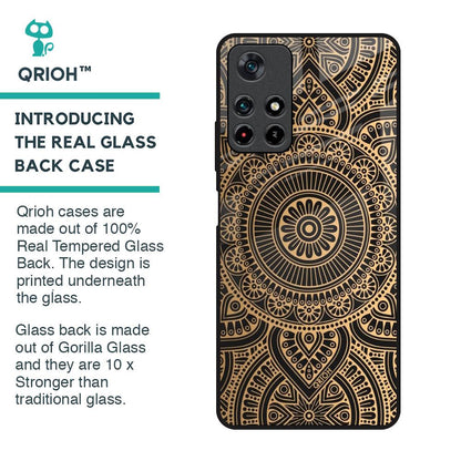 Luxury Mandala Glass Case for Redmi Note 11T 5G