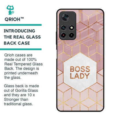 Boss Lady Glass Case for Redmi Note 11T 5G
